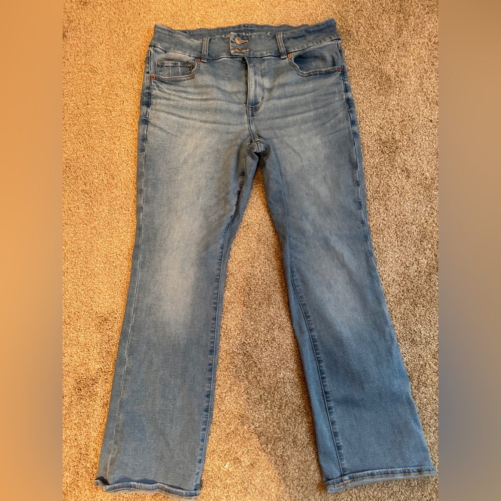 American Eagle Curvy High-Rise Skinny Kick Next Level Stretch